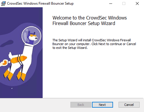 CrowdSec Windows - Installation du bouncer firewall