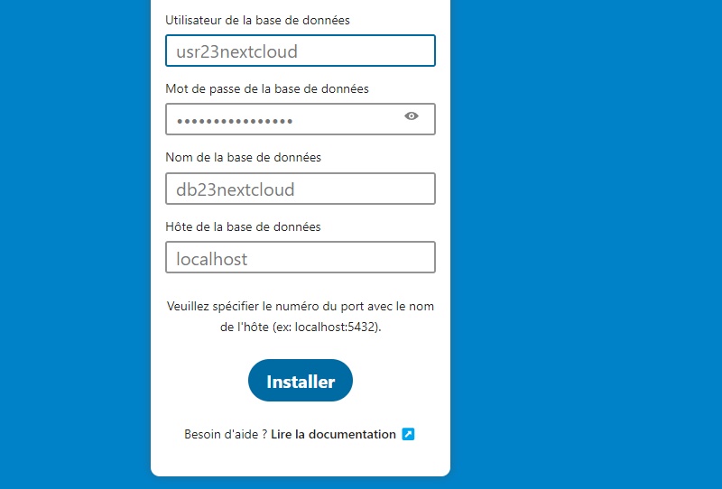 Installer Nextcloud sur Debian 11 - Etape 2