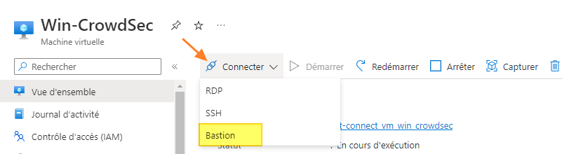 Azure - Bastion pour une VM