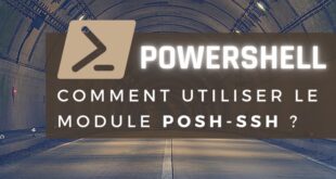 Posh-SSH : Connexion SSH depuis PowerShell sous Windows