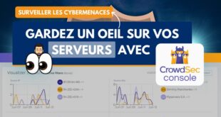 Surveillez les cybermenaces sur vos serveurs avec la console CrowdSec