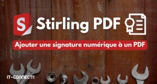 Stirling PDF - Ajouter une signature numérique à un PDF