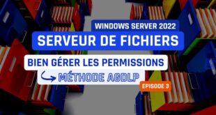 AGDLP - Serveur de fichiers - Windows Server