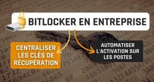 BitLocker en entreprise : chiffrer les postes et centraliser les clés de récupération