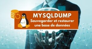 Comment sauvegarder et restaurer une base de données avec Mysqldump ?