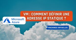 Configurer une adresse IP statique sur une VM Azure