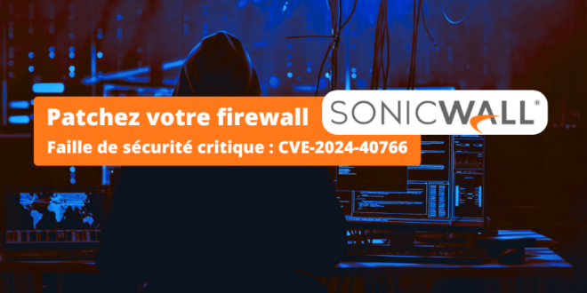 Firewall SonicWall - CVE-2024-40766