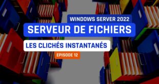 Clichés instantanés Windows Server 2022