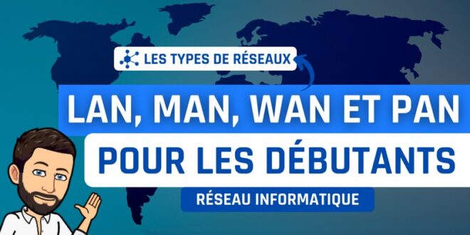 Les types de réseaux : LAN, MAN, WAN, et PAN pour les débutants