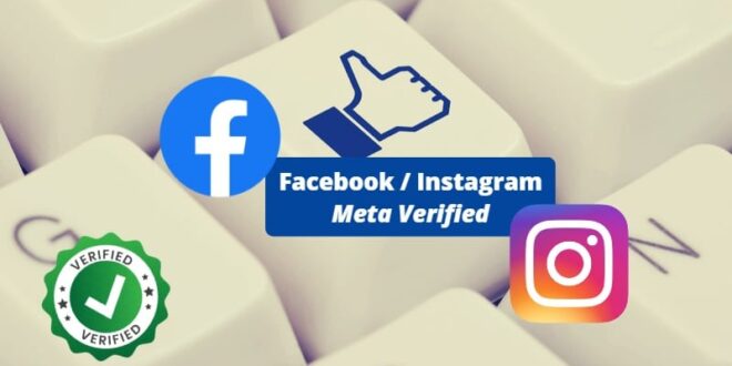 Abonnement Facebook Instagram - Meta Verified