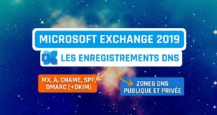 Tutoriel Exchange 2019 - Les enregistrements DNS