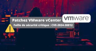 Faille VMware vCenter - CVE-2024-38812