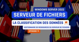 Windows Server FSRM - Classification des données