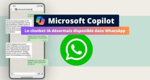 Microsoft Copilot - IA dans WhatsApp