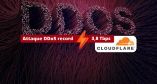 Attaque DDoS record Cloudflare 3.8 Tbps septembre 2024