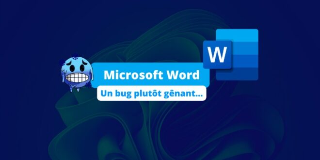 Microsoft Word supprime les fichiers au lieu de les sauvegarder