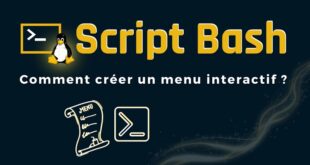 script bash comment créer un menu interactif