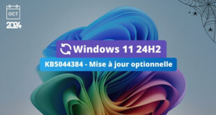 Windows 11 24H2 - KB5044384 - Nouveautés