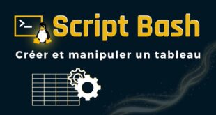 Script Bash - Créer et manipuler un tableau