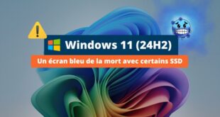 Windows 11 24H2 - Problème SSD écran bleu de la mort